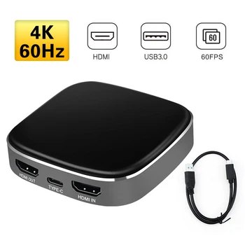 

With Indicate Light Video Card 60fps Gaming USB3.0 Live Streaming HDMI To Type-C Drive Free 1080P Recording Home for Ps3