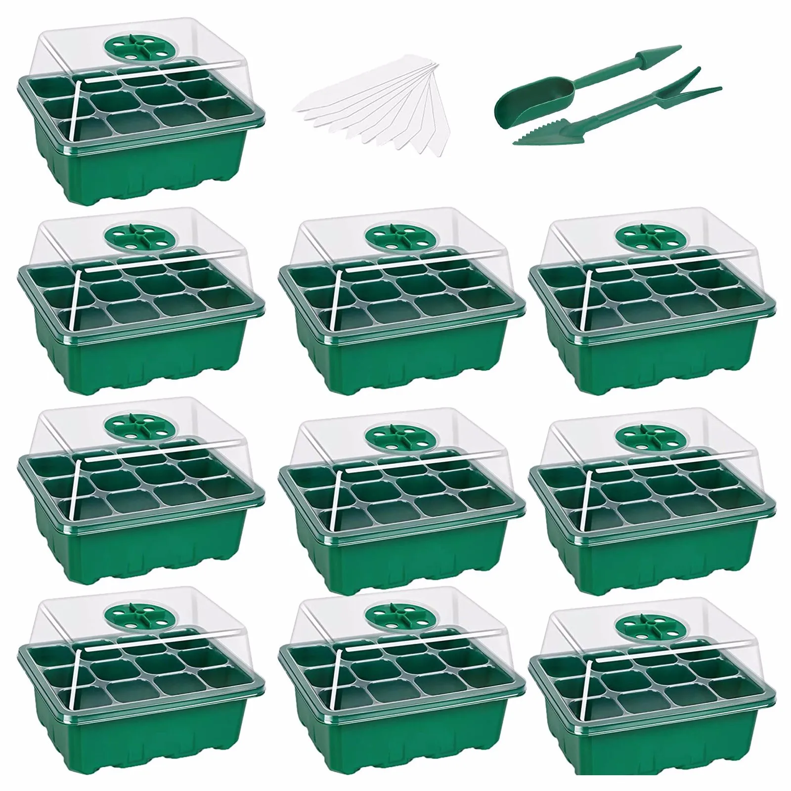 10Pack Hydroponic Indoor Herb Garden Kit Smart