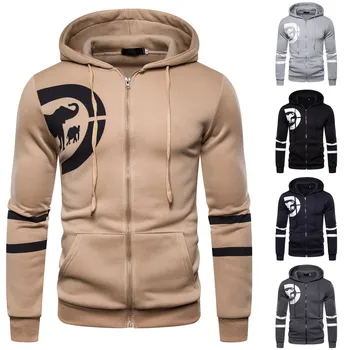 

Men Autumn New Fashion Long Sleeve Patchwork Cartoon Hoodie Hooded Sweatshirt Top Tee Outwear Blouse Free Ship худи Z4