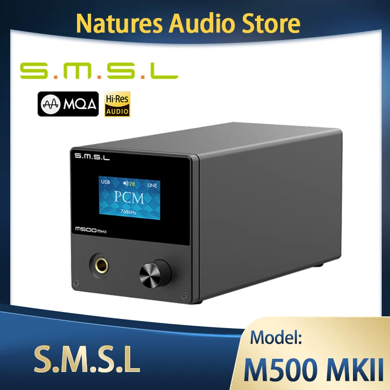 SMSL M500MKii M500 MKII V2 Hi-Fi декодер MQA ES9038Pro XU216 DSD512 Bluetooth 5 0 DAC LDAC APTX наушники HD усилитель |