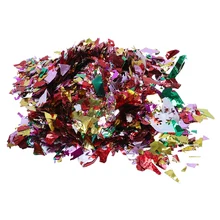 1 мешок красочные Свадьба Праздник День Рождения Вечеринка принадлежности конфетти из фольги Spirnkles