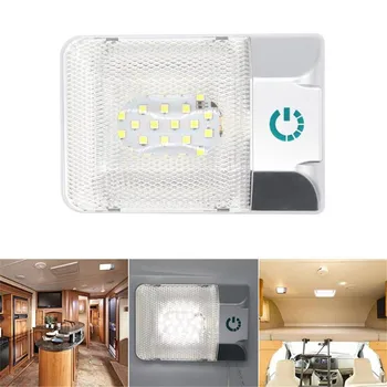 

24 LED 3.6W Dome Light Stepless Dimming Interior Ceiling Reading Lamp for RV Boat Accessories IP50 Waterproof