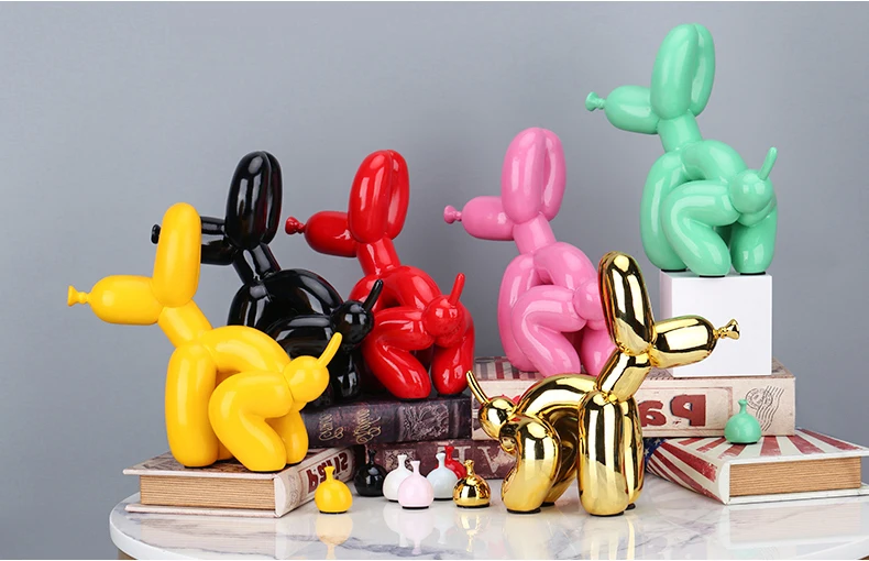 balloon dogs pooping sculptures images