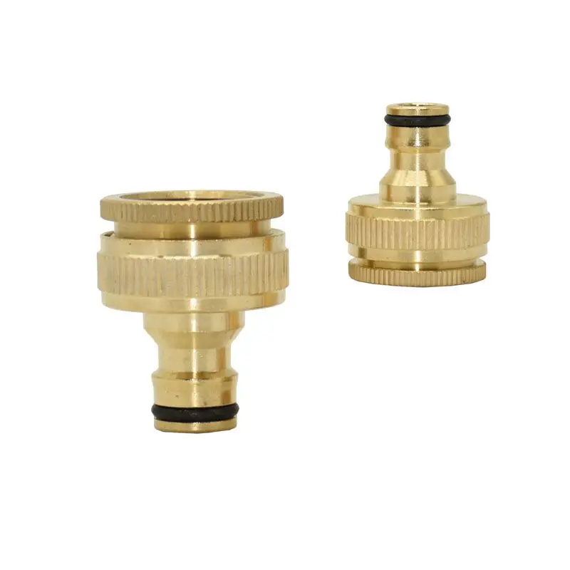 Female 3/4" 1" Brass Quick connector garden Faucet fittings Female garden tap adapter connector copper 1pcs