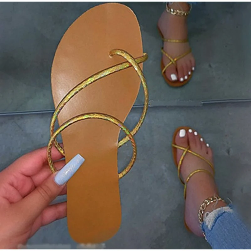 Flat Slides Women Summer Shoes