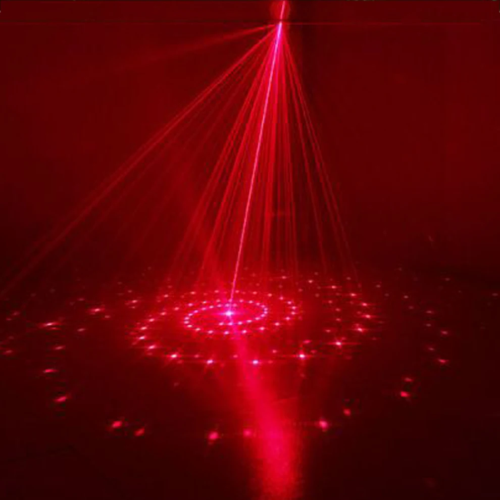 NEW Mini R&G Laser 24 Patterns Projector Dance Disco Bar Family Party Xmas Stage Lights DJ environment lighting Light Show