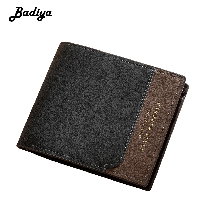 

Vintage Men Wallet PU Leather Multi-card Position Credit Card Holder Trifold Coin Purse for Travel Casual Male Short Clutch Bag