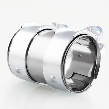 

T304 2.25" Mild Steel Turbo Exhaust Downpipe/down/catback/muffler/cat Pipe Clamp