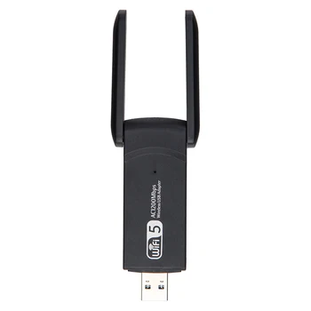 

1200M Wireless Router Laptop Wlan Receiver Network Card With Antenna USB 3.0 Dual Band Dongle For PC 2.4Ghz 5.8Ghz Wifi Adapter