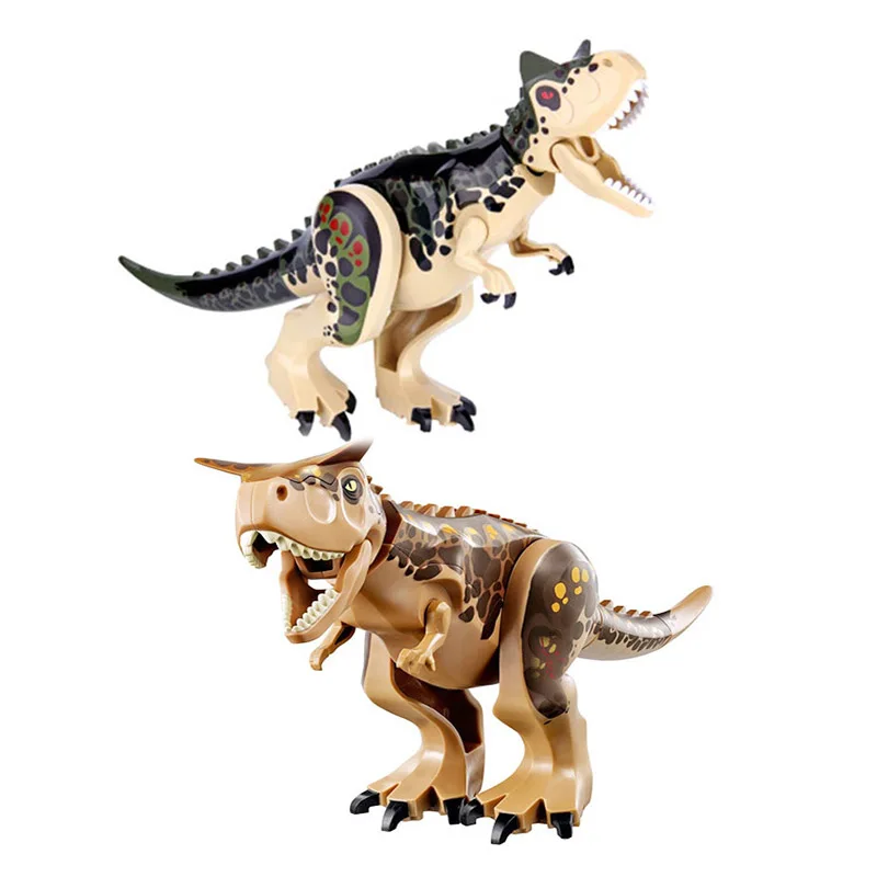 Новый мир Юрского периода carnoaurus 2 строительные блоки динозавры фигурки кирпичи