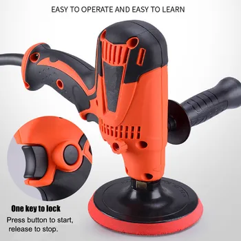 

220v 800w Electric Car Polisher Waxing Machine Cleaner Paint Care Polish Machine With Six Speed Control Function