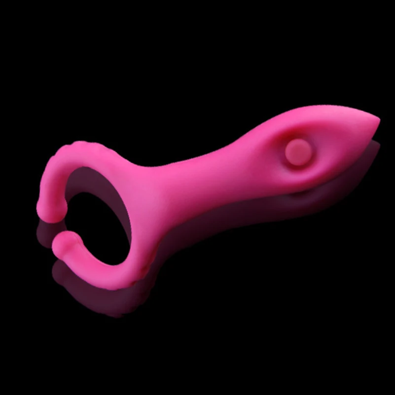 hb070  Silicone Vibrator Penis Ring (9)