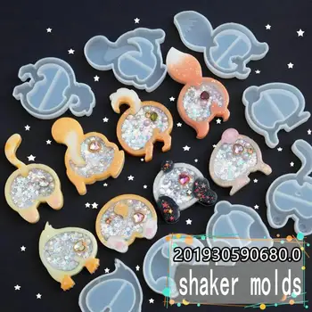 

Cute Cat Foxes Animal Silicone Mold Jewelry Findings Pendant Accessory DIY Epoxy Resin Charms Handmade Cabochon Quicksand Mould