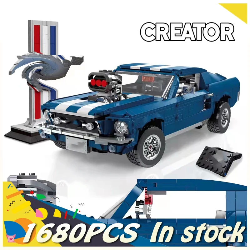 

Creative MOC Super Sports Car Compatible With 10265 Educational Small Particle Building Blocks Children Boys Christmas Toy Gifts