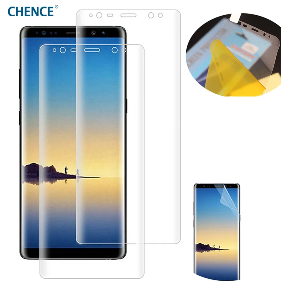 Note8 SM N950F Мягкий ТПУ 3D полное покрытие Передняя пленка для samsung Galaxy Note 8 протектор