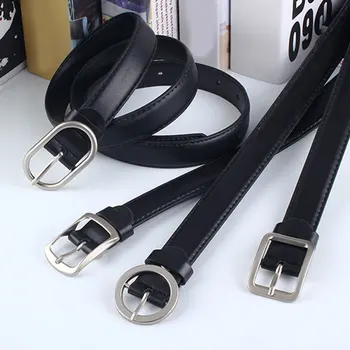

Fashion PU Leather Waist Belt Metal Buckle Casual Waistband Strap for Women LXH