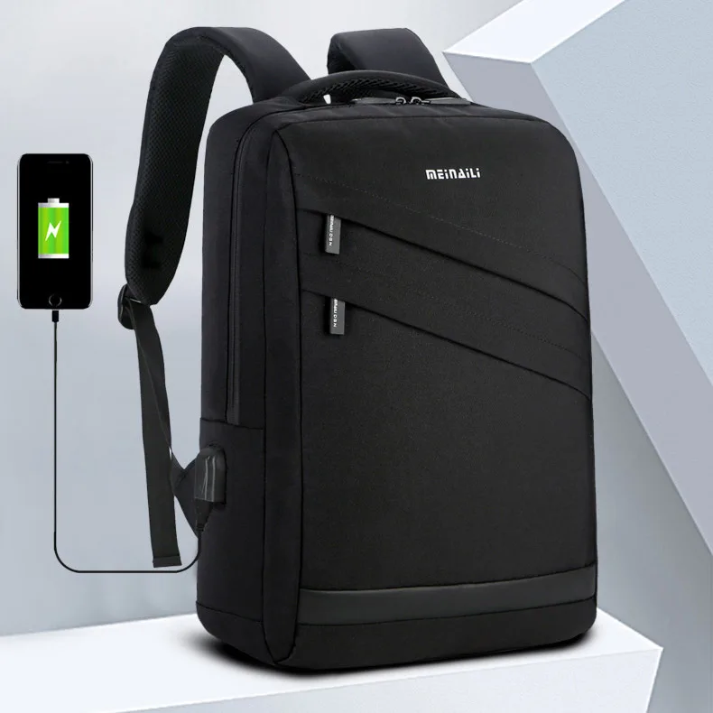 

2020 Best Seller Large Capacity New Waterproof Oxford School Bag Multi Function Leisure USB Men's Computer Backpack for Male Bag