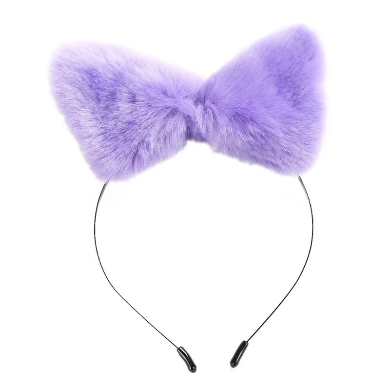 Cat Fox Ears Hairpins Women Fashion Night Party Headband Hair Clip Wearing Decorate Cosplay Anime Dance Hair Accessories 1111