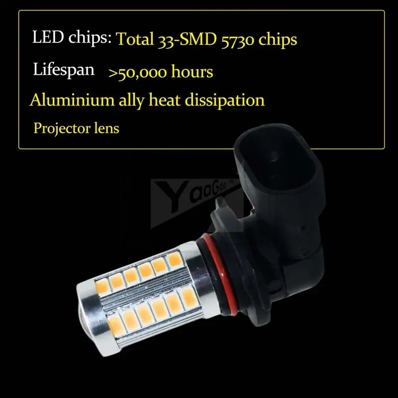 YaaGoo 33SMD фиолетовый 9005 HB3 светодиодный автомобильный противотуманный фонарь грузовые лампы лампа