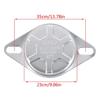 

KSD302X/93C 20A Degree Manual Reset Temperature Thermal Control Heater Bipolar