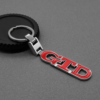 

1pcs car Emblem Plated Blank Keyring Keychain DIY Key Chains for Volkswagen Polo Passat B5 B6 Golf M Kia VW GOLF MK7 MK4 MK5 MK6