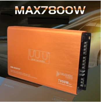 

12V 7800W Car audio four way power amplifier 4-channel high power 9800Fpower amplifier aluminum alloy shell temperature level