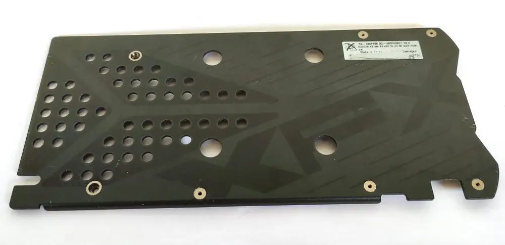 para Xfx Rx470d Rx470 Rx480 Rx570 Rx580 Gaphics Placa Traseira da Placa de Vídeo com Parafusos de Montagem Ventiladores e resfriadores - Imagem 3