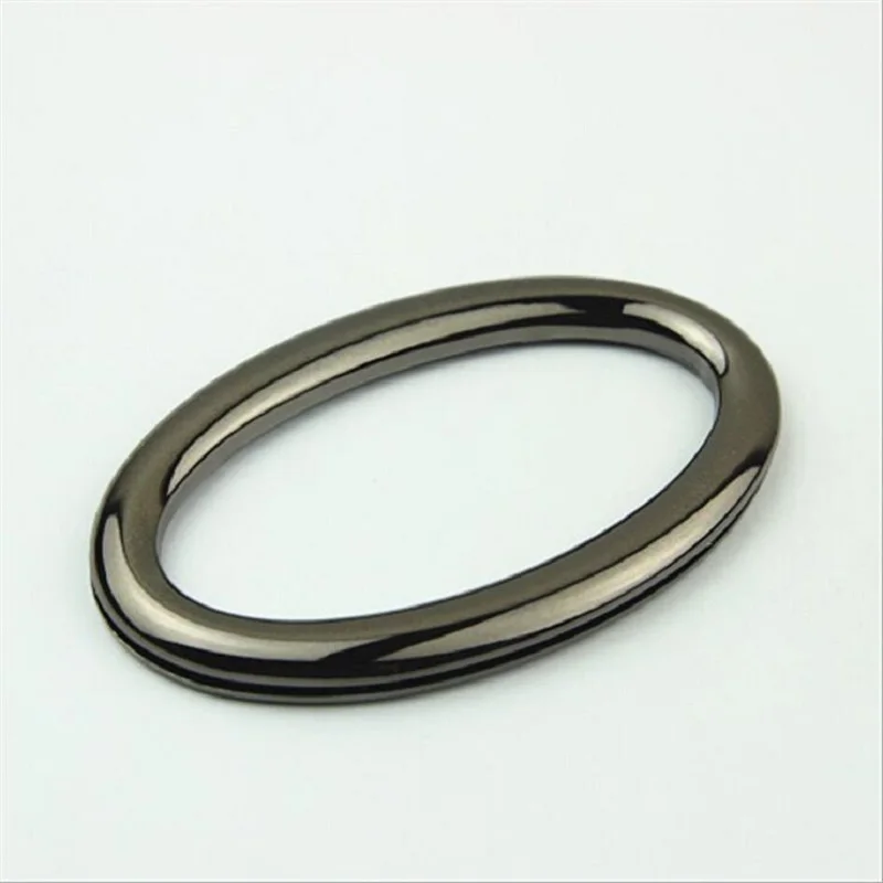 10pcslot oval metal handle, eyelet storage frame, metal portable, luggage, handbags, leather hardware accessories