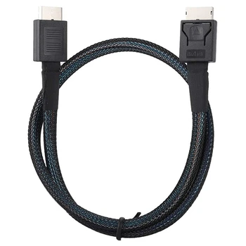 

OCuLink PCIe SFF 8611 to SFF 8611 Server High Speed HDD Data Transmission Cable 24Gbps NVMe HBA Card Hard Disk Cable