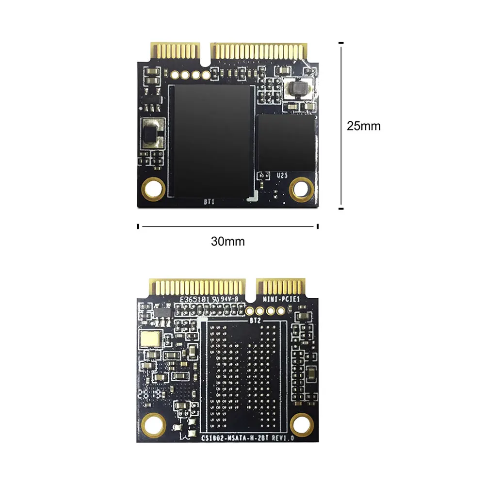  50% OFF Wicgtyp mini pcie Halb mSATA ssd 64GB 128GB 256GB 512GB SATA III 6 GB/S SATA II 25*3 cm Mod