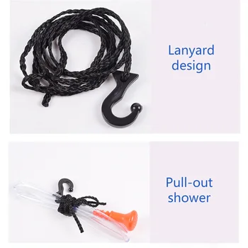 

Solar Heated Shower Bag Heating Bathing 40L Portable for Outdoor Camping Hiking SAL99