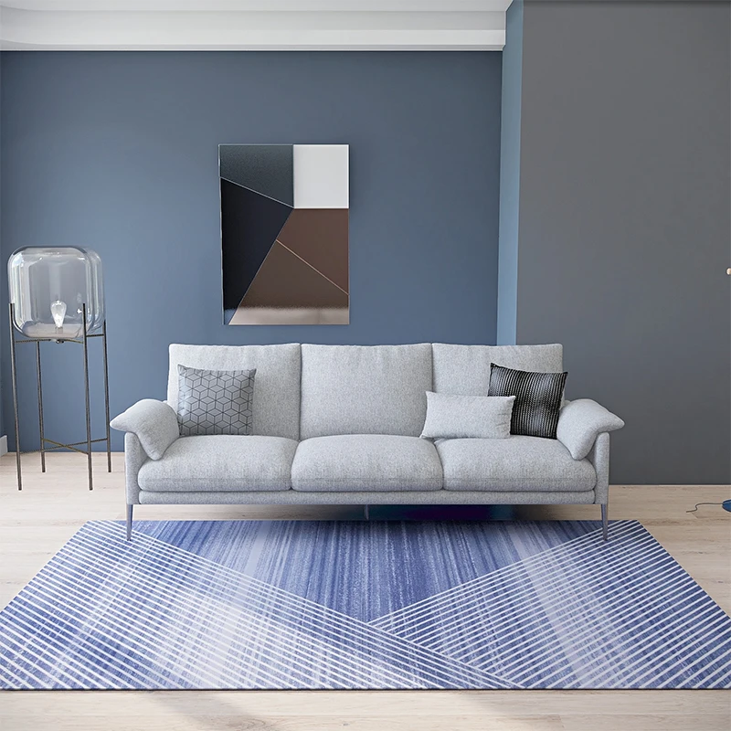 Ковер чайного размера для гостиной, ковер в скандинавском стиле, в спальню, в сетку, красный такой же светильник, роскошный ковер для комнаты