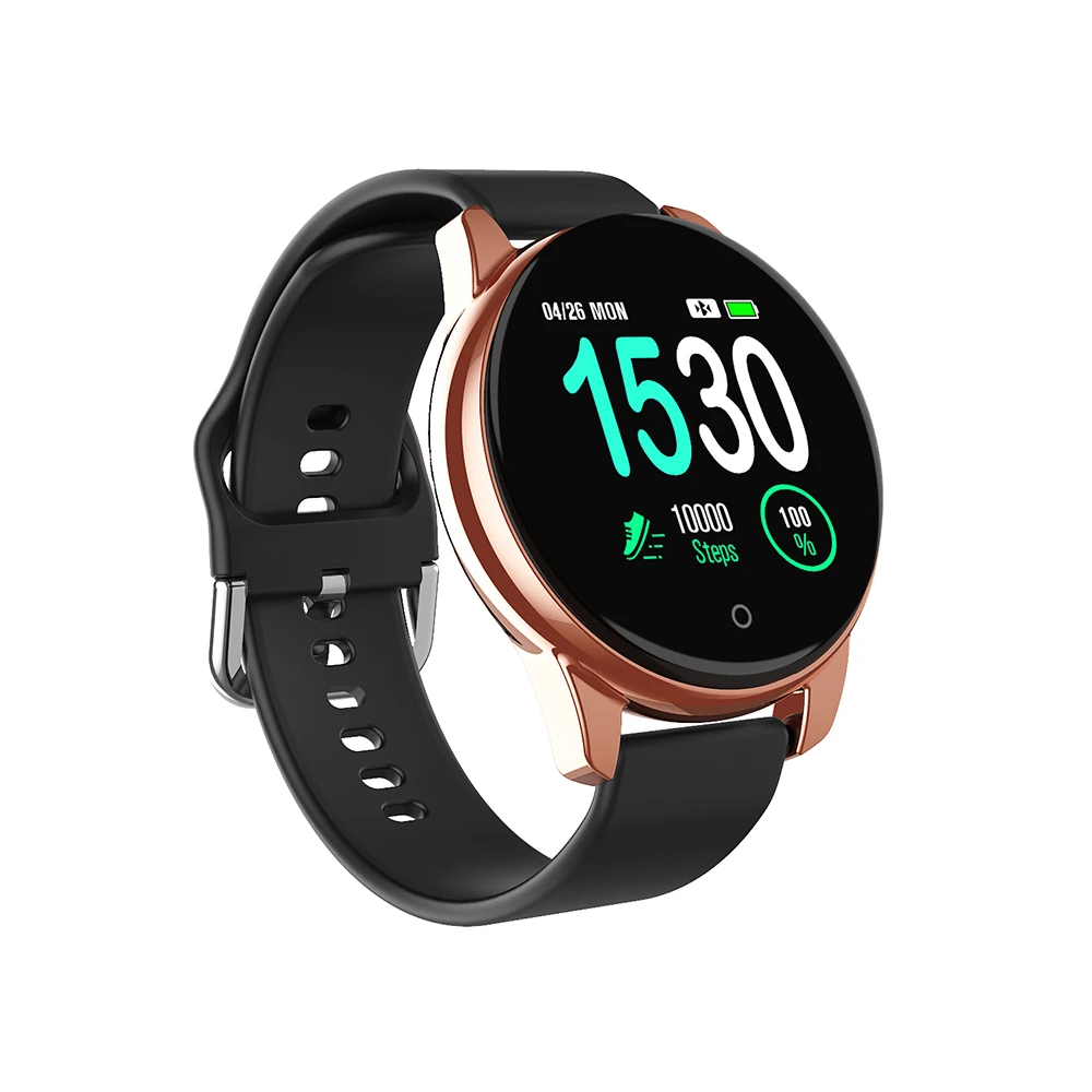 

DT29 24h Heart Rate Blood Presssure O2 Monitor 1.3inch Large-view Round Display 8 Sport Mode bluetooth Music Smart Watch Fitness