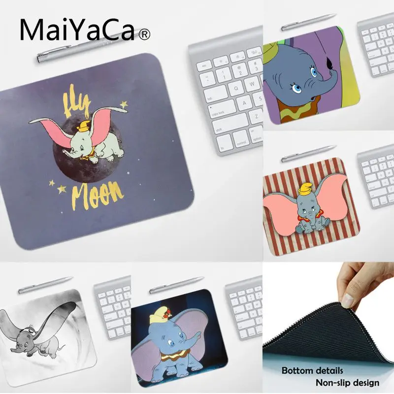 MaiYaCa высокое качество Dumbo компьютерные игровые коврики для мыши Лидер продаж подставка под руку игровой коврик для мыши