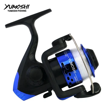 

YUMOSHI JL Series Spinning Reel Fishing With Fishing Line 12BB Wheel For Fresh/Salt Water Spinning Sea Fishing Reel Carp Fishing