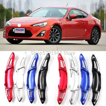 

2PCS Car Alloy Add-On Steering Wheel DSG Paddle Shifters Extension For Toyota 86 2012-2016