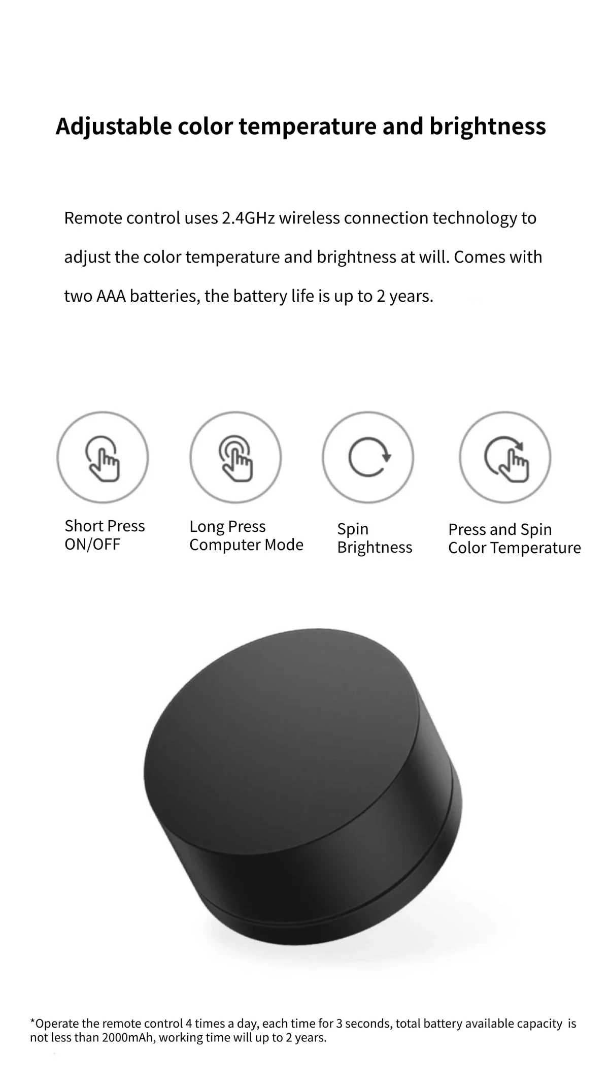 Xiaomi Mijia Lite Desk Lamp Foldable Eyes Protection Reading Dimmable PC Computer USB Lamp Display Hanging Light For Monitor