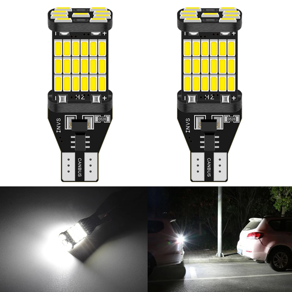 2pcs T15 921 W16W led Canbus Bulb Car Backup Reverse Lights for Mercedes Benz W203 W211 W204 W210 W124 AMG CLA W212 W202 W205 | Автомобили