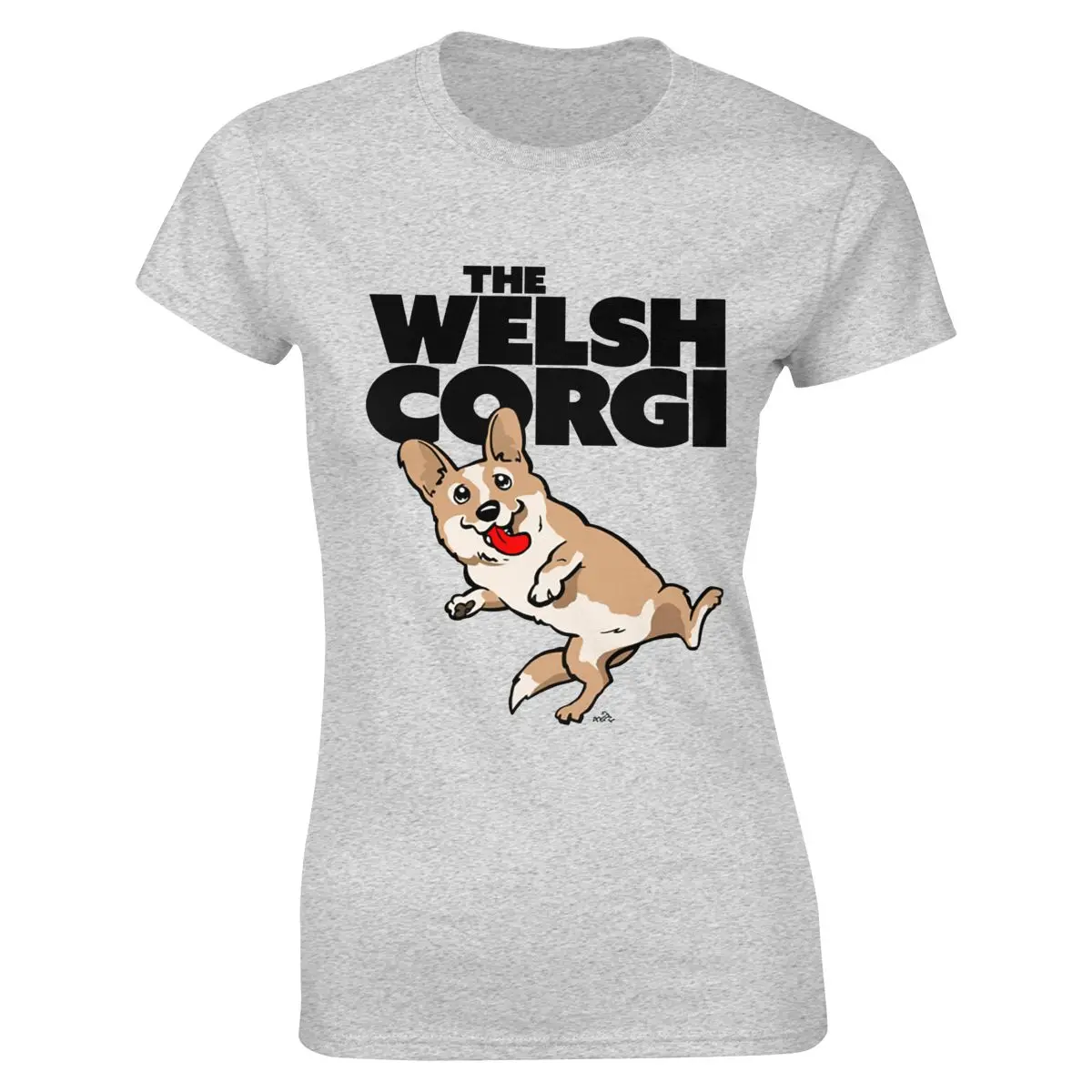 

Welsh Corgi Dog T-shirt Cotton Round Neck Custom Short-sleeved Mens Loose T-shirt 2019 Fashion Boyfriend 3XL