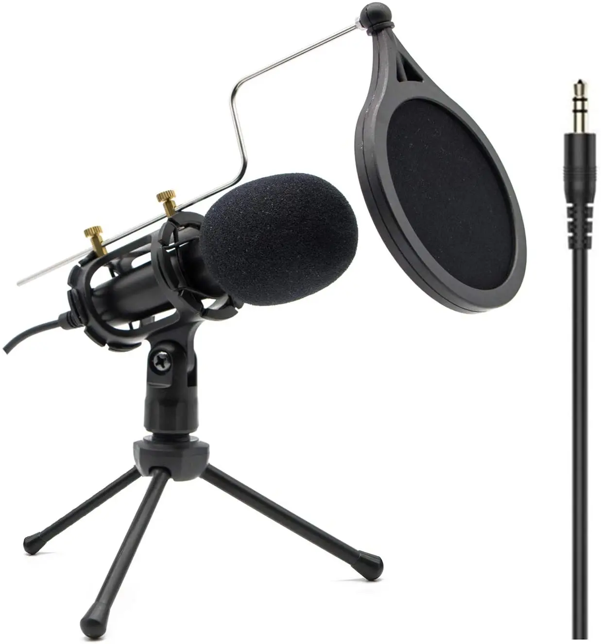 Tanio Mikrofon do nagrań pojemnościowych 3.5mm