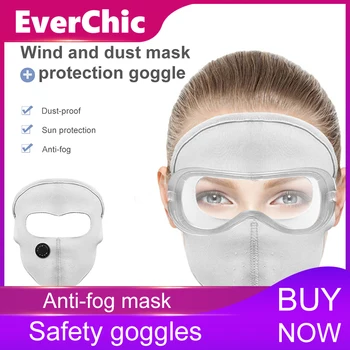 

Anti-fog Mask Safety Goggles Wind, Dust, Sun, Anti-fog Protective Mask with Breathing Valve