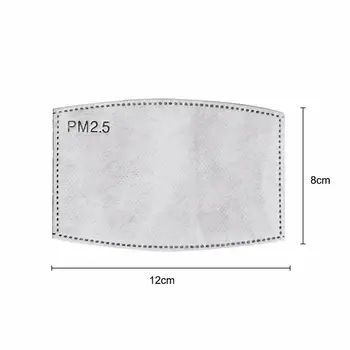 

2PCS PM2.5 Mask Filter Activated Carbon Breathing