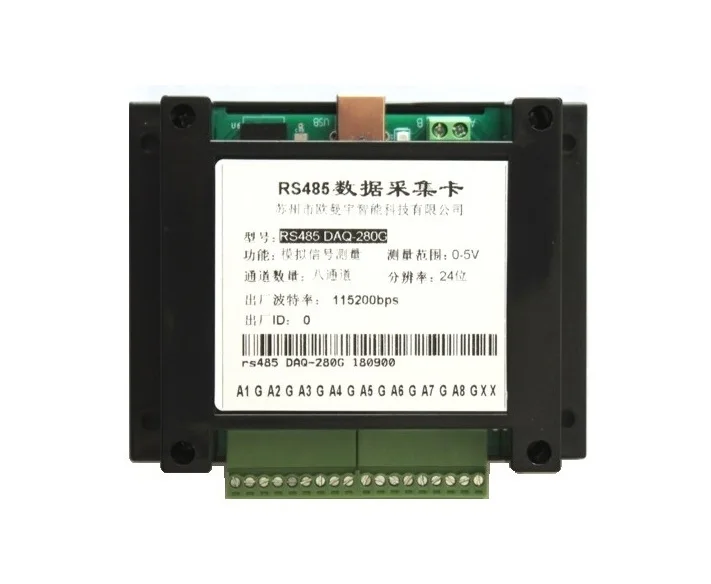 Seclusion Тип RS485 DAQ карта(карта сбора данных) 24 канала AD 0-5V