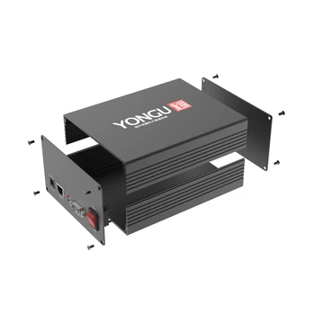 

H24 Custom Split box 127W75H /4.99''x2.95'' aluminum pcb box usb box