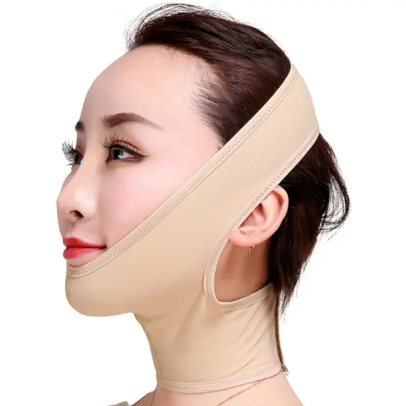 S Unisex Face Slimming Mask Lengthened V Face Neck Lift Belt Cheek Slim Bandage Remove Double Chin Adjustable Beauty Shaping Tool - Цвет: S