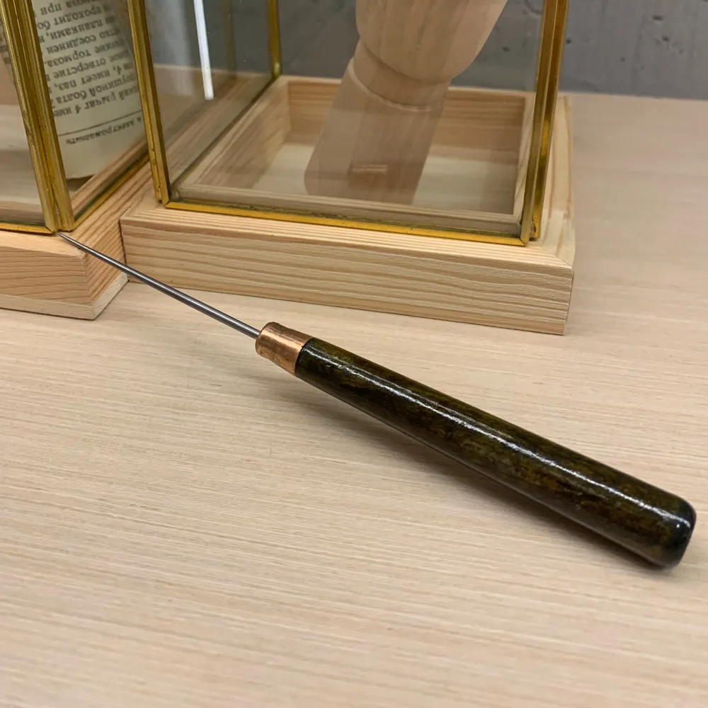 Дырокол для кальяна HORNET из фольги с деревянной ручкой инструмент пирсинга