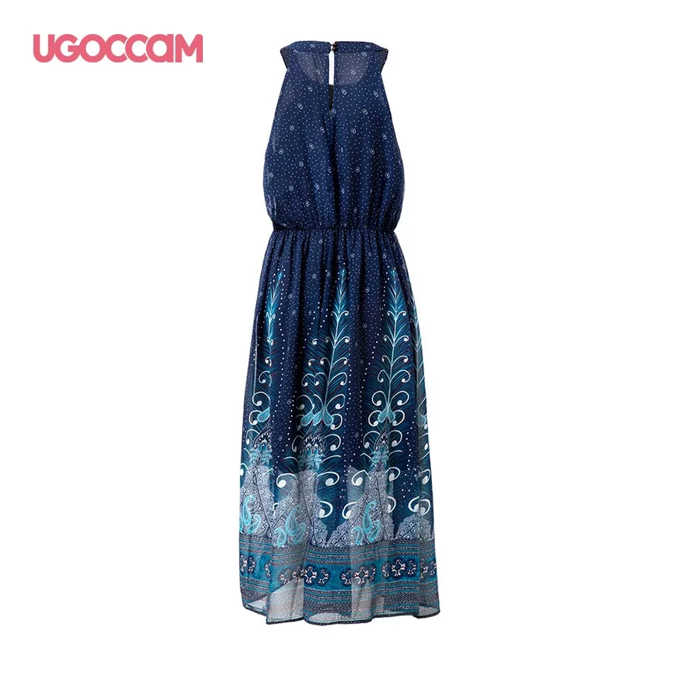 UGOCCAM, элегантное платье, летнее платье для женщин,, миди платье, летнее повседневное женское платье размера плюс, женское пляжное платье