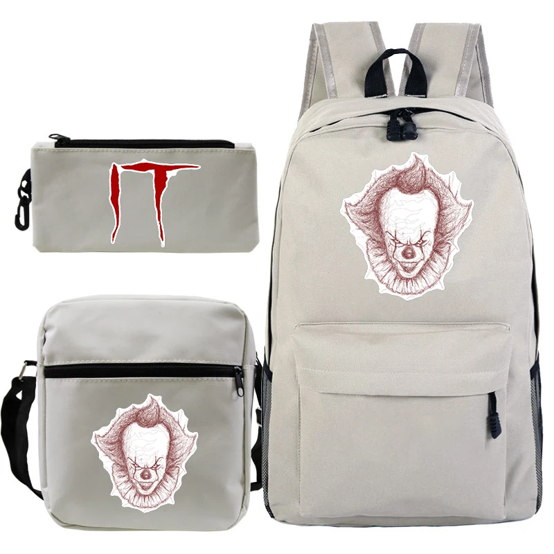 Mochilas Escolar 7 It Chapter два рюкзака для мальчиков и девочек школьные рюкзаки сумки для подростков дорожные рюкзаки Bolsa Escolar с сумкой через плечо пеналы для ручек - Цвет: Mochilas Escolar 7