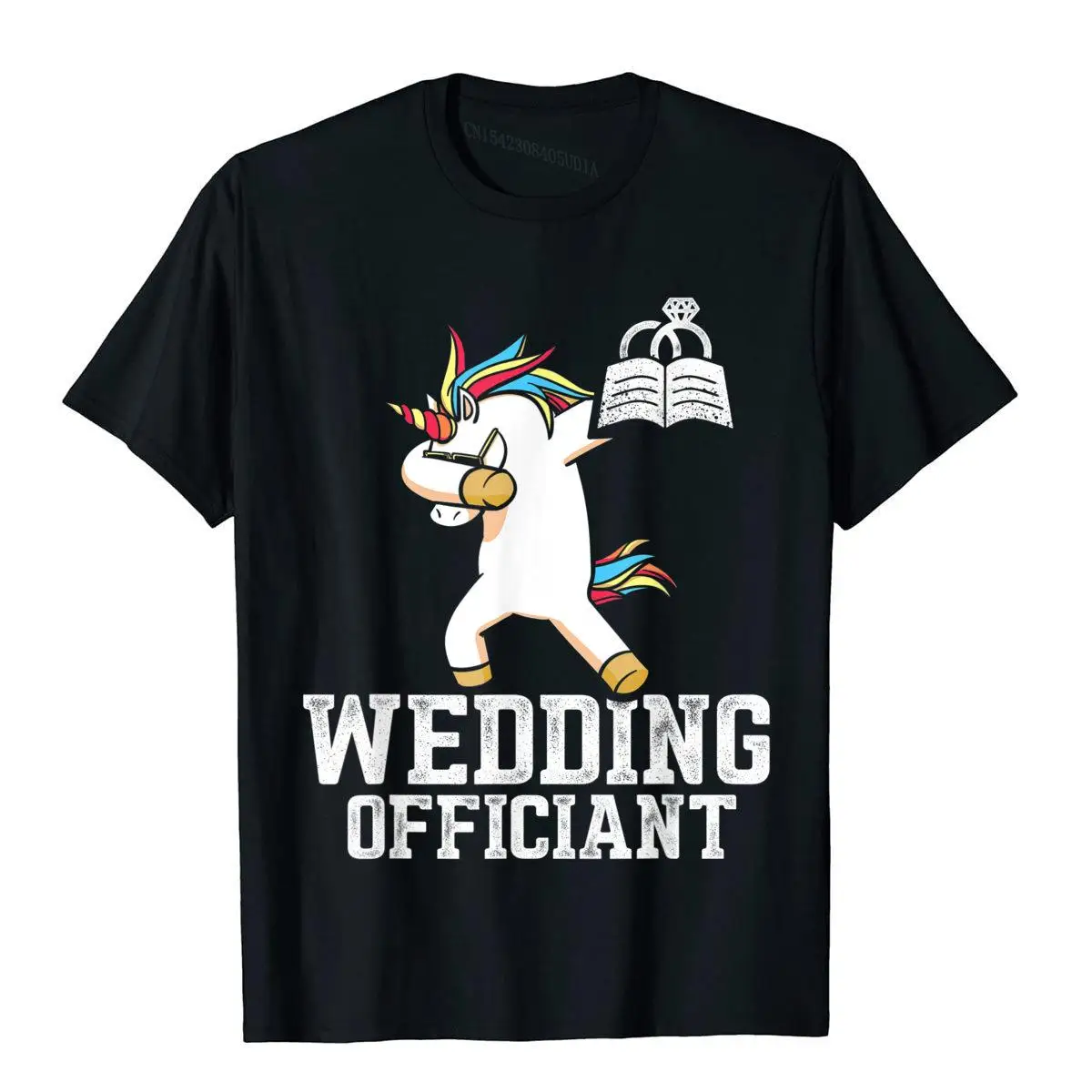 Wedding Officiant US Arts Internet Ordained Minister Gift T-Shirt__B7412black