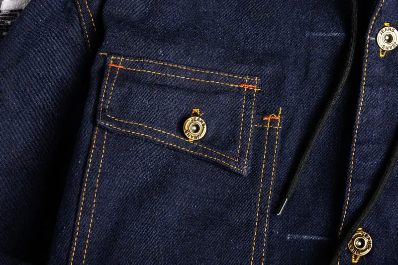 Man Jeans Jumpsuits Bib Overalls Long Sleeve Hooded Beam Feet Denim Cargo Streetwear Hip Hop Trousers Fashion Leisure Pants